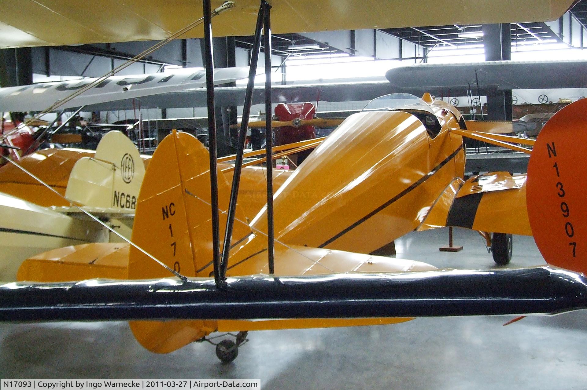 N17093, 1936 Arrow F C/N 13, Arrow Sport F at the Western Antique Aeroplane and Automobile Museum, Hood River OR