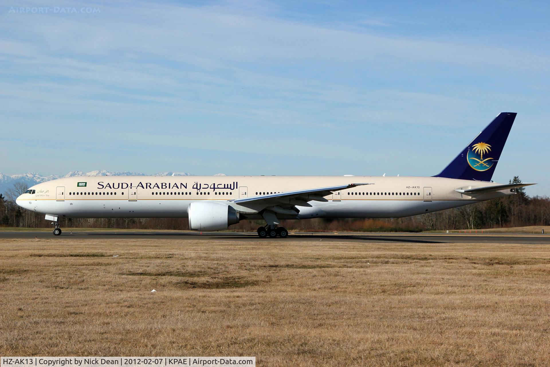 HZ-AK13, 2012 Boeing 777-368/ER C/N 41049, KPAE/PAE