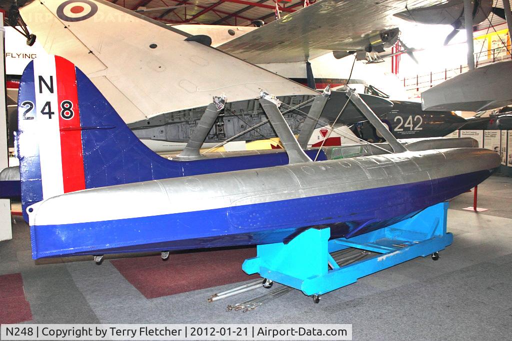 N248, 1929 Supermarine S-6A C/N 344, 1929 Supermarine S-6A, c/n: Not known at Solent Sky Museum , Southampton