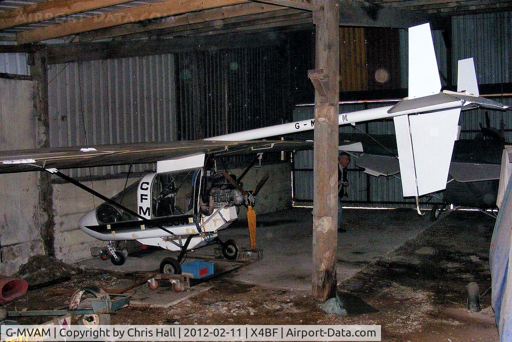 G-MVAM, 1988 CFM Shadow Series DD C/N 082, At Brook Farm airstrip, Pilling