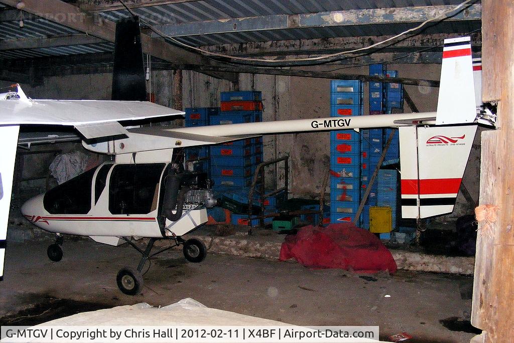 G-MTGV, 1987 CFM Shadow Series DD C/N 052, At Brook Farm airstrip, Pilling
