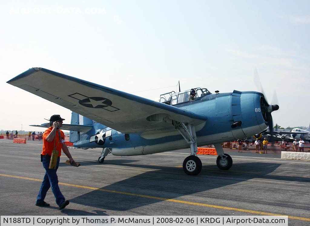 N188TD, 1945 Grumman TBM-3 Avenger C/N 53522, 07 March 2009, A/C expeerienced a L/wing fire while taking off from KMIV, success return to airport, A/C fully destroyed. Pilot survived 2nd 3rd degree burns.