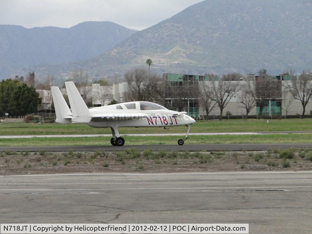 N718JT, 2005 Co-Z Cozy Mark III C/N BUNCH 1, Taxiing on taxiway Sierra towards runway 26L