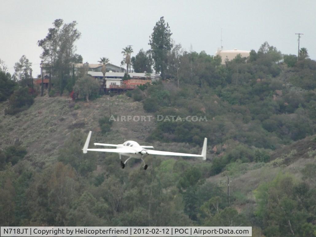 N718JT, 2005 Co-Z Cozy Mark III C/N BUNCH 1, Climbing out westbound