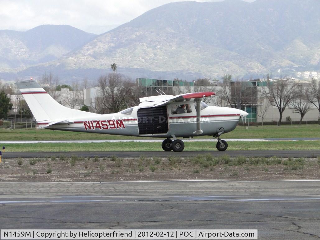 N1459M, 1969 Cessna U206E Skywagon C/N U20601459, Taxiing on taxiway Sierra enroute 26L for take off