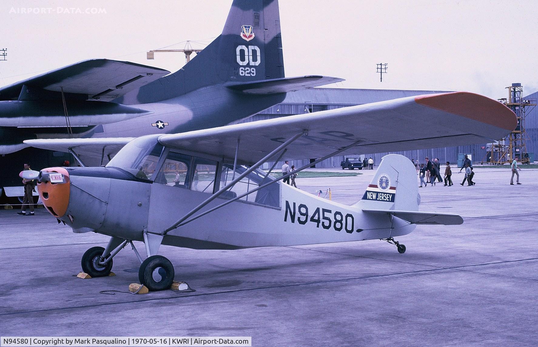N94580, 1947 Aeronca 7BCM C/N 7BCM-91, Aeronca L-16