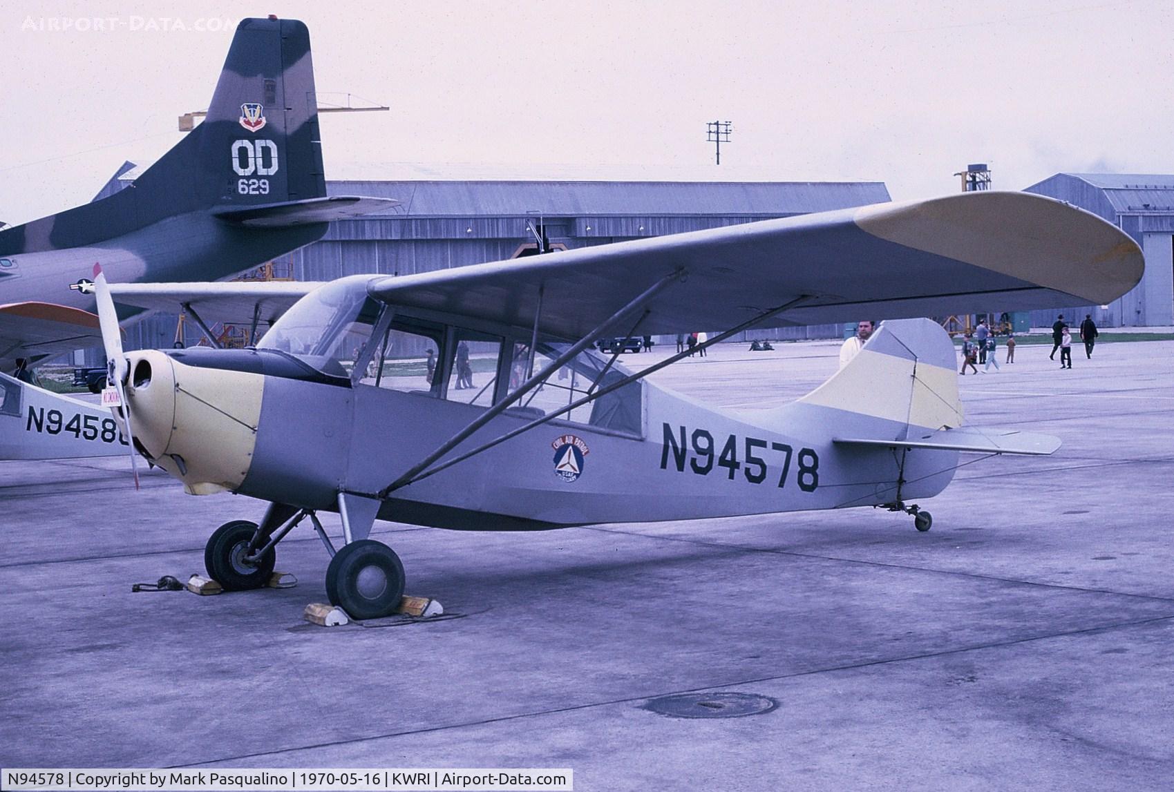 N94578, 1947 Aeronca 7BCM C/N 7BCM-42, Aeronca L-16