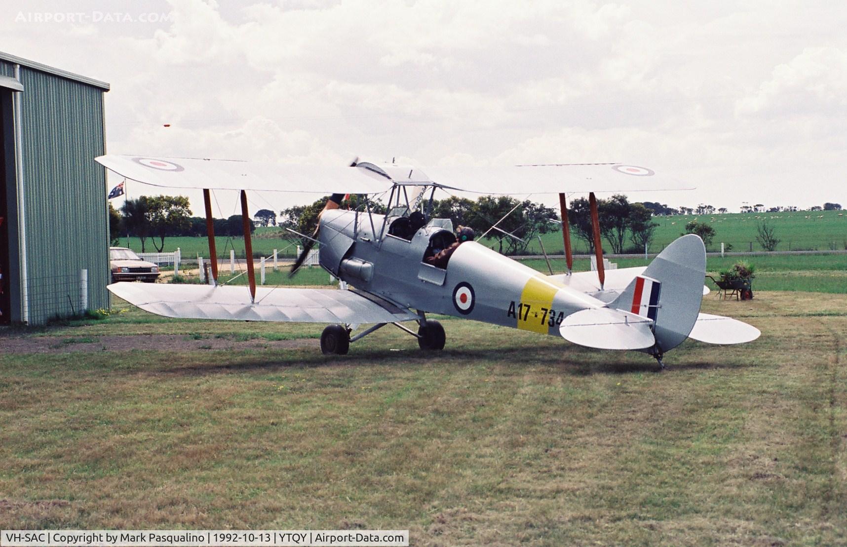 VH-SAC, 1944 De Havilland Australia DH-82A Tiger Moth C/N DHA1065, DH-82A