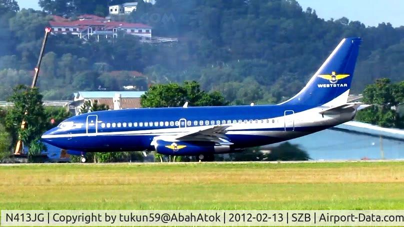 N413JG, 1984 Boeing 737-2Q8 C/N 23148, Weststar