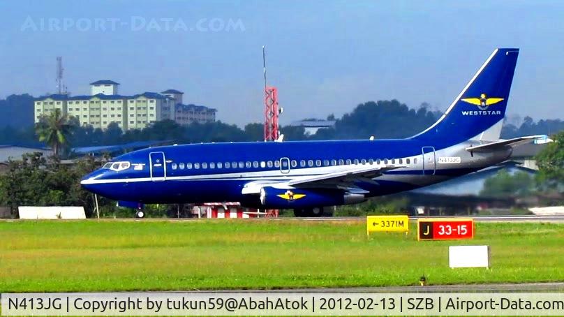 N413JG, 1984 Boeing 737-2Q8 C/N 23148, Weststar