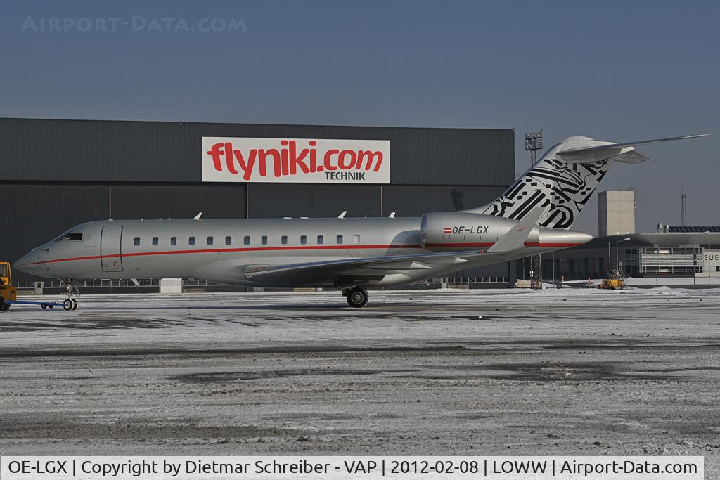 OE-LGX, 2008 Bombardier BD-700-1A10 Global Express C/N 9323, Vistajet Bombardier Globalexpress 5000
