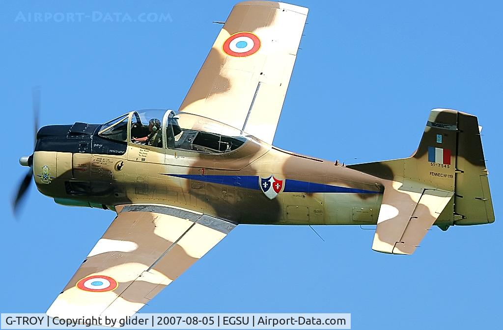 G-TROY, 1951 North American T-28A Trojan C/N 174-545, Big cockpit!