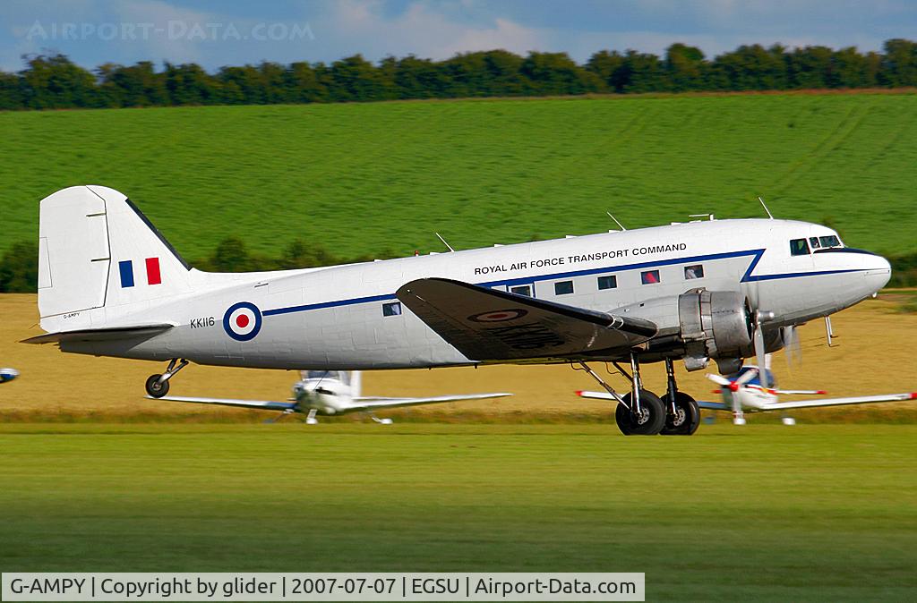 G-AMPY, 1944 Douglas C-47B-15-DK Dakota 4 C/N 26569, Looking good in RAF colours!