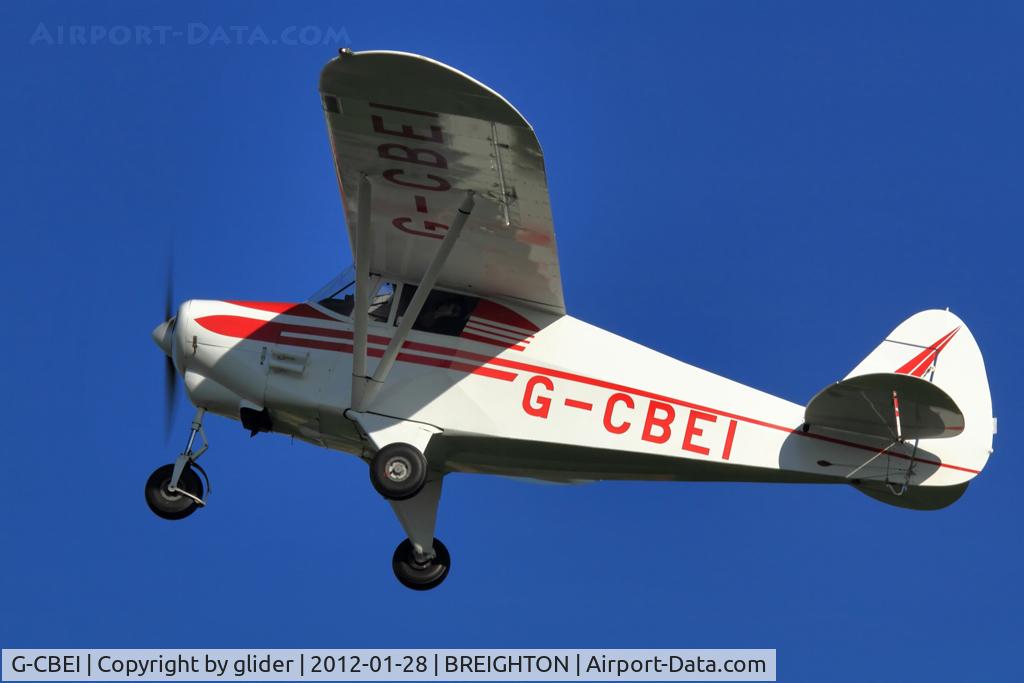 G-CBEI, 1961 Piper PA-22-108 Colt Colt C/N 22-9136, Off into the blue!