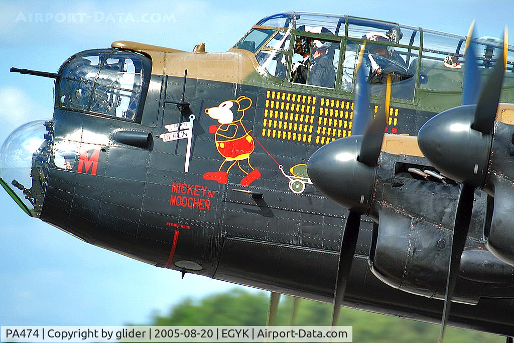 PA474, 1945 Avro 683 Lancaster B1 C/N VACH0052/D2973, Close encounter!