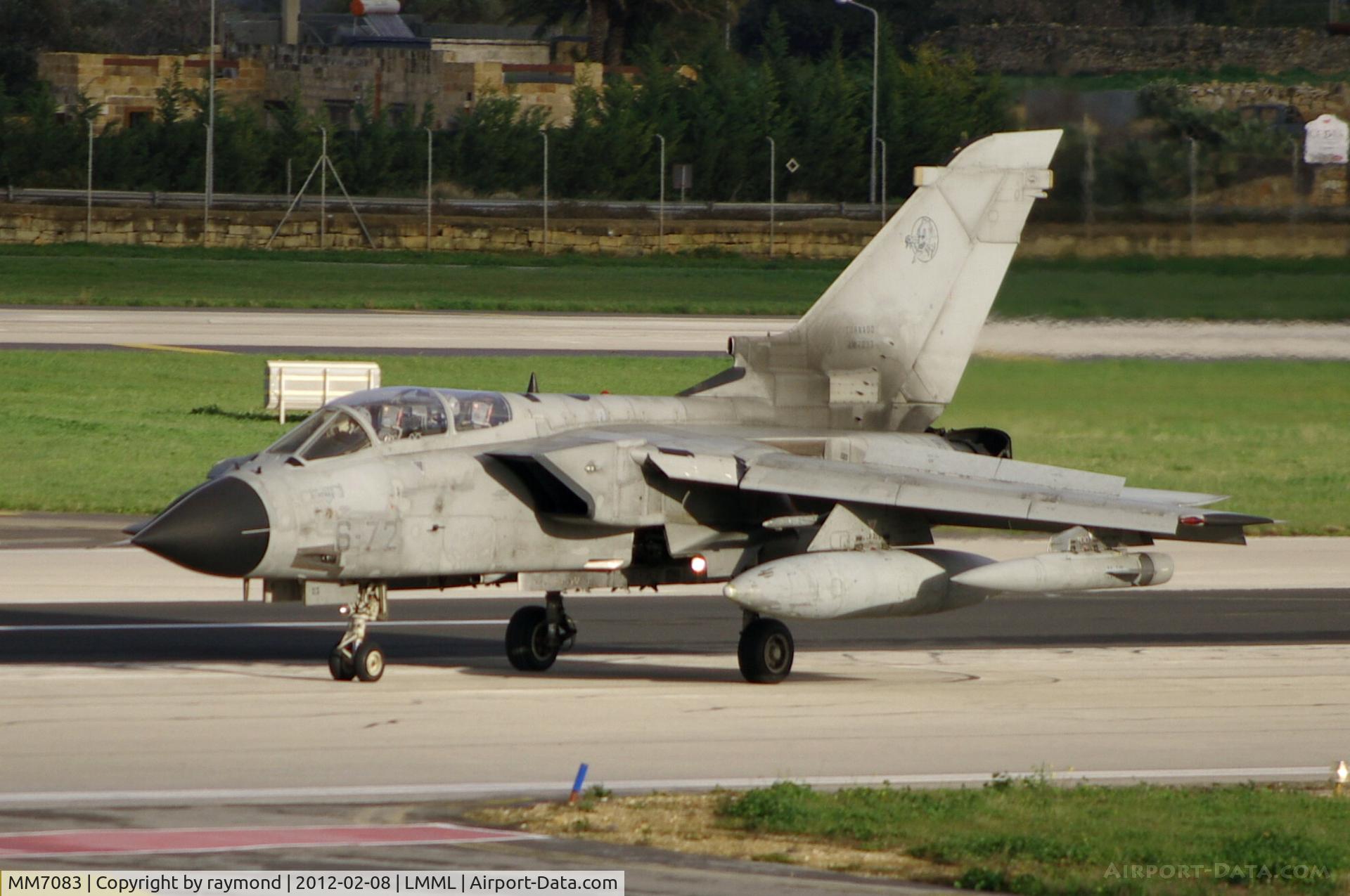 MM7083, Panavia Tornado IDS C/N 621/IS082/5094, Tornado MM7083/6-72  Italian Air Force after landing in  Malta.
