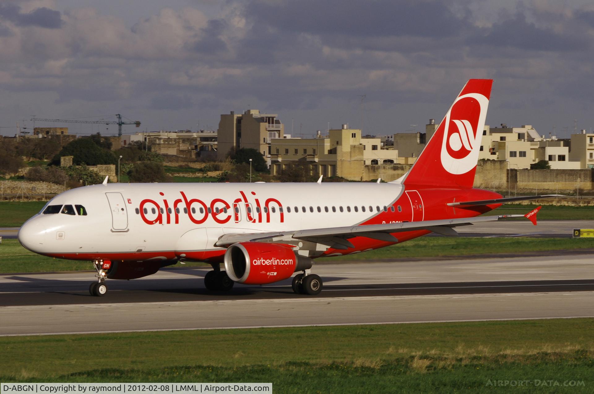 D-ABGN, 2008 Airbus A319-112 C/N 3661, A319 D-ABGN Air Berlin