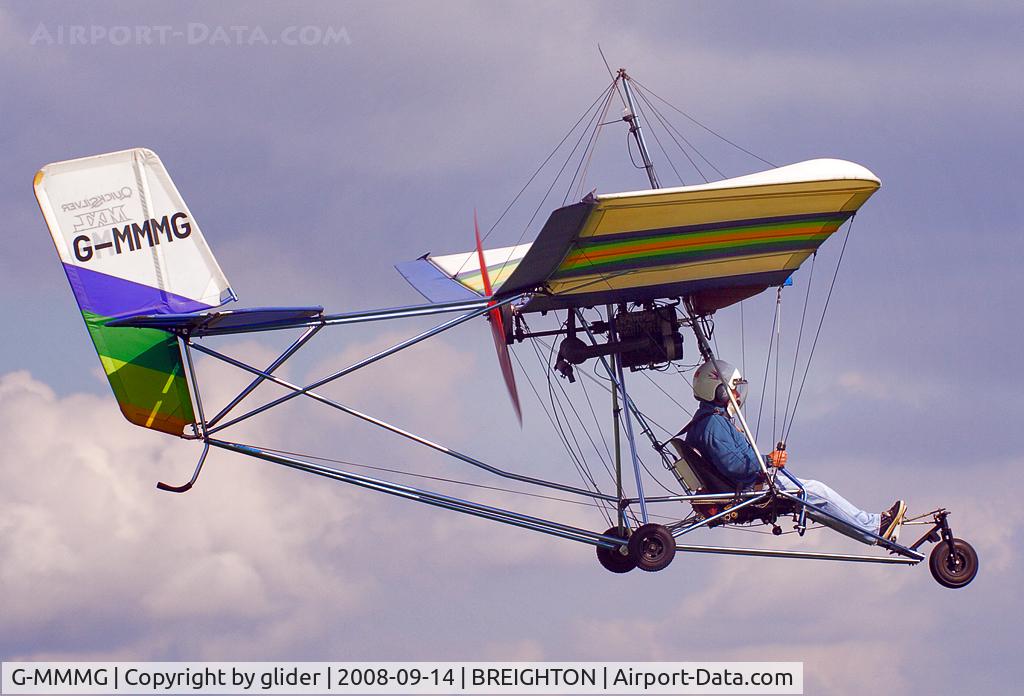 G-MMMG, 1983 Eipper Quicksilver MXL II C/N 1383, Fly by wire and, a few tubes!! Pretty exposed!