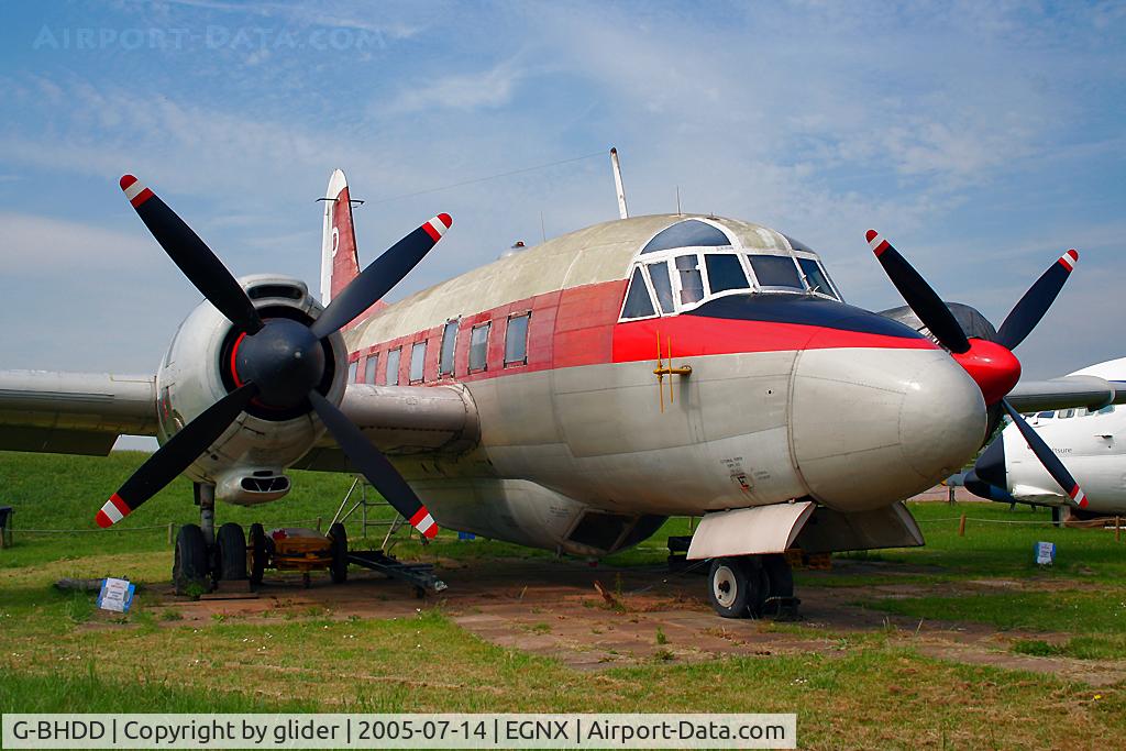 G-BHDD, 1953 Vickers Varsity T.1 C/N Not found WL626/G-BHDD, East Midlands Museum exhibit