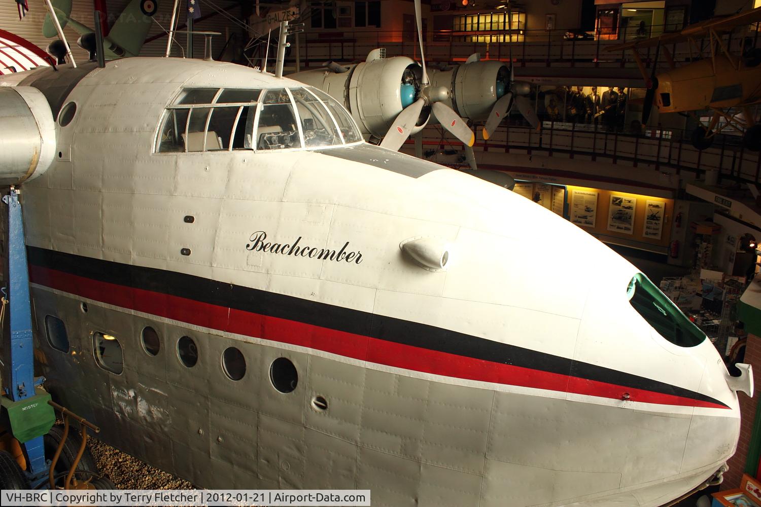 VH-BRC, 1943 Short S.25 Sandringham 4 C/N SH.55C, VH-BRC (Beachcomber), 1943 Short S-25 Sandringham 4, c/n: SH55C at Solent Sky Museum , Southampton