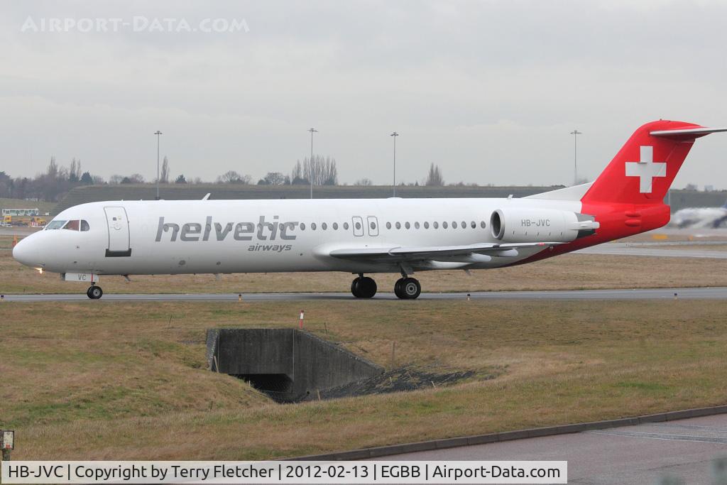 HB-JVC, 1994 Fokker 100 (F-28-0100) C/N 11501, Helvetic's 1994 Fokker 100 (F-28-0100), c/n: 11501