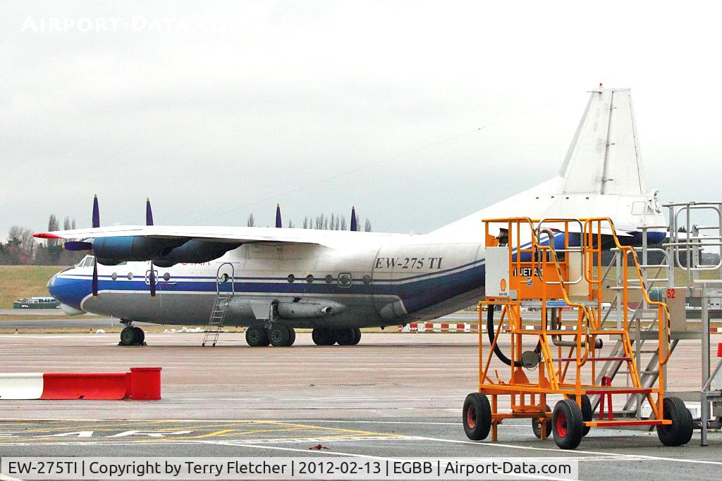 EW-275TI, 1970 Antonov An-12BK C/N 00347210, RubyStar Airline Antonov An-12BK, c/n: 00347210
(ex RA-13392)