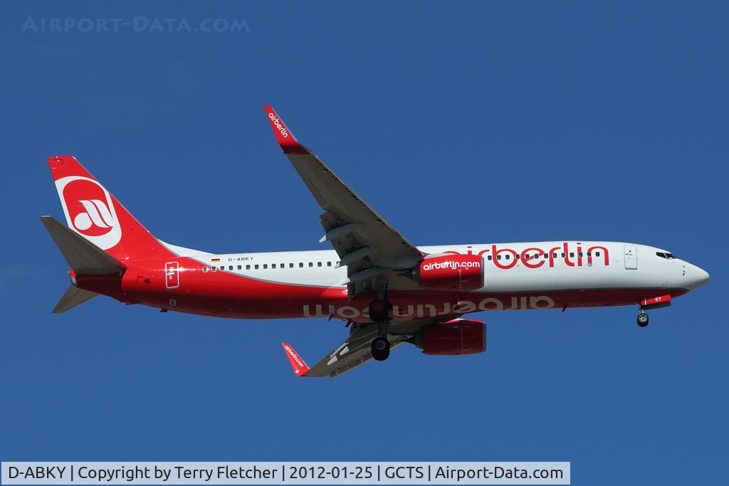D-ABKY, 2011 Boeing 737-86J C/N 36886, Air Berlin's 2011 Boeing 737-86J(WL), c/n: 36886