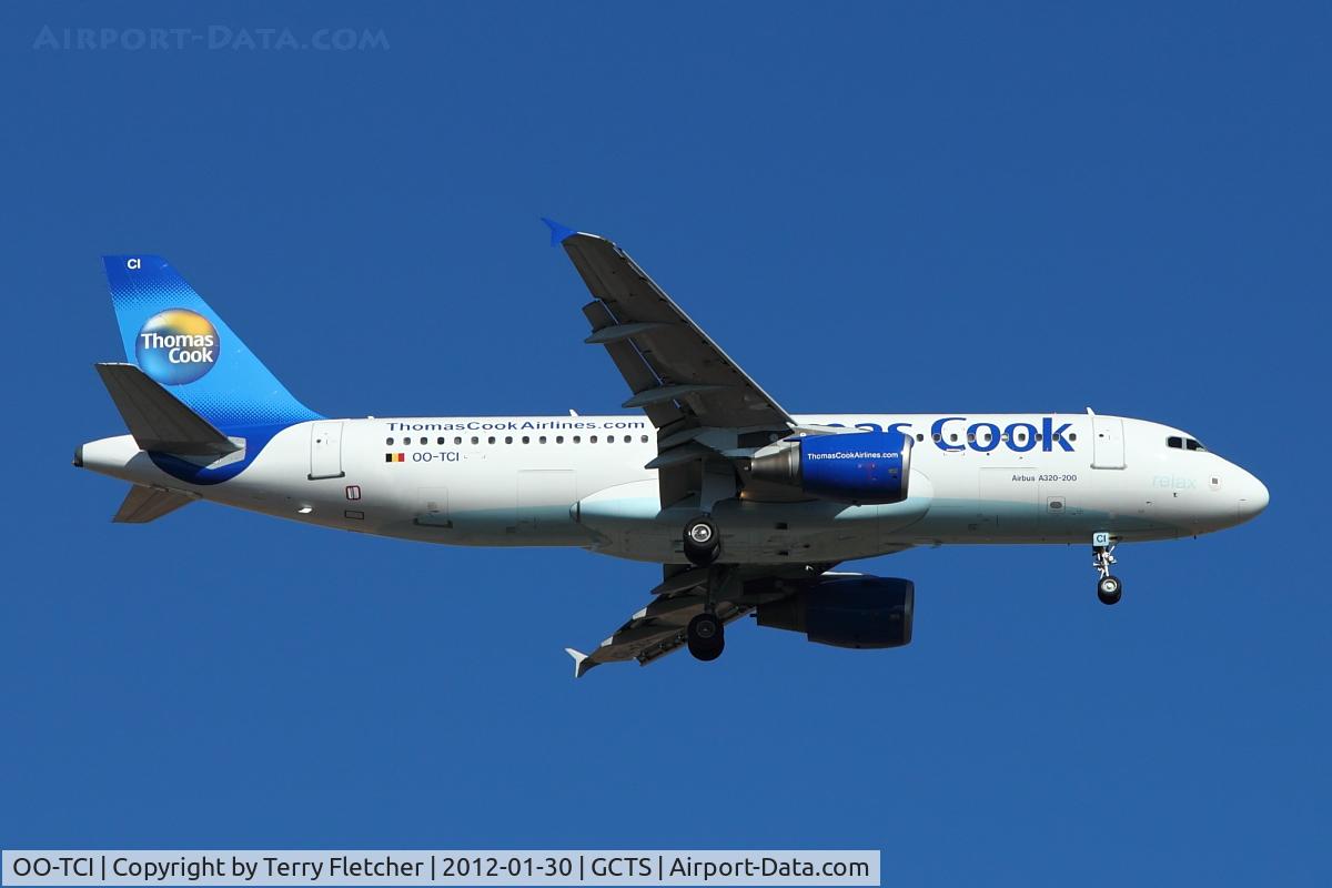 OO-TCI, 2003 Airbus A320-214 C/N 1975, Thos Cook Belgium 2003 Airbus A320-214, c/n: 1975