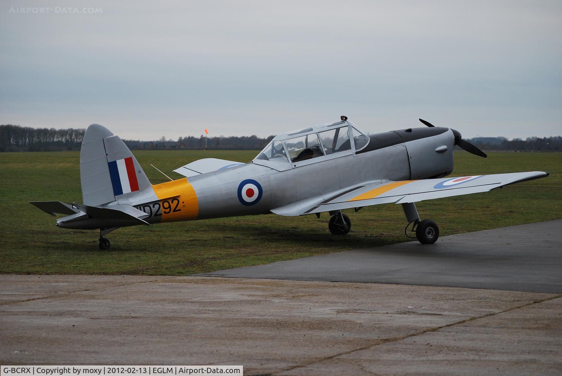 G-BCRX, 1950 De Havilland DHC-1 Chipmunk T.10 C/N C1/0232, Chipmunk at White Waltham