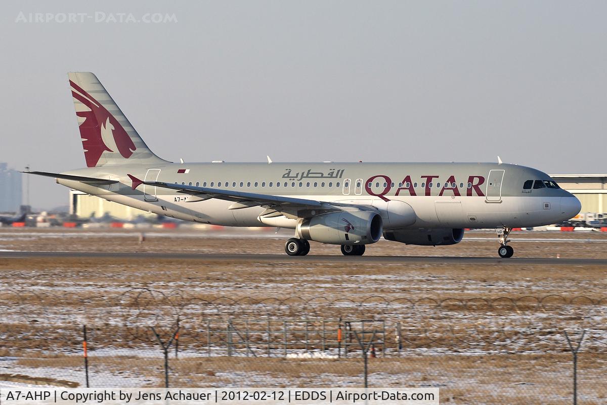 A7-AHP, 2011 Airbus A320-232 C/N 4858, Slowing down after flight from Doha