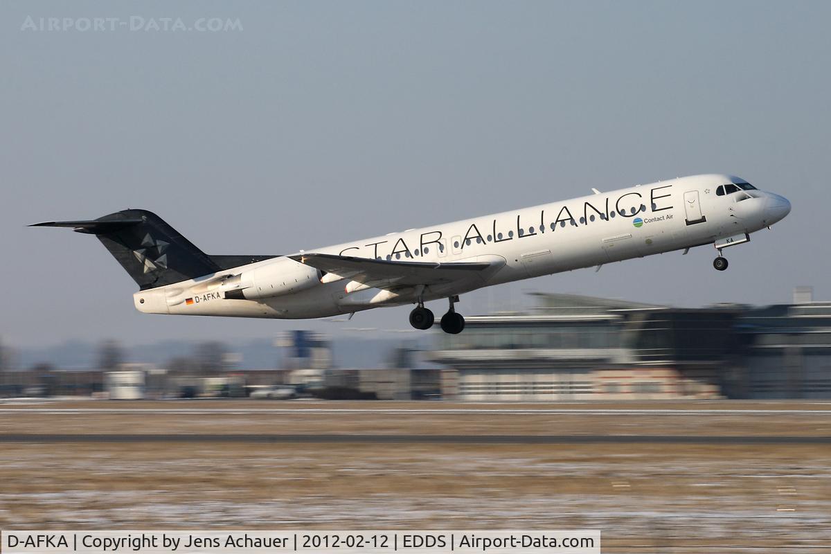 D-AFKA, 1994 Fokker 100 (F-28-0100) C/N 11517, Taking off