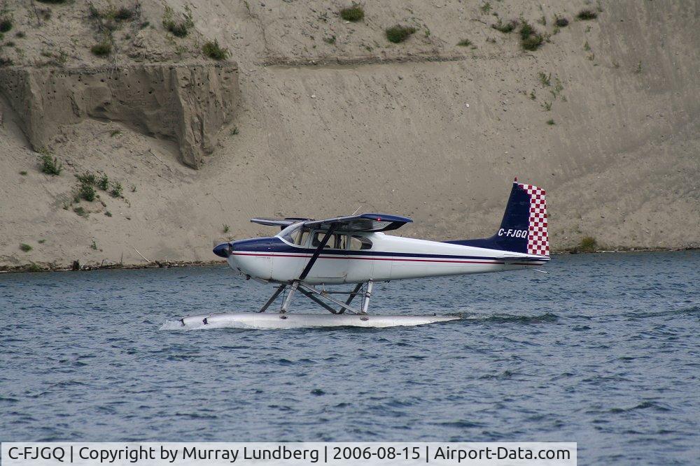 C-FJGQ, 1955 Cessna 180 C/N 32632, Operated by Big Salmon Air. Photo taken at Schwatka Lake - Whitehorse, Yukon Territory, Canada