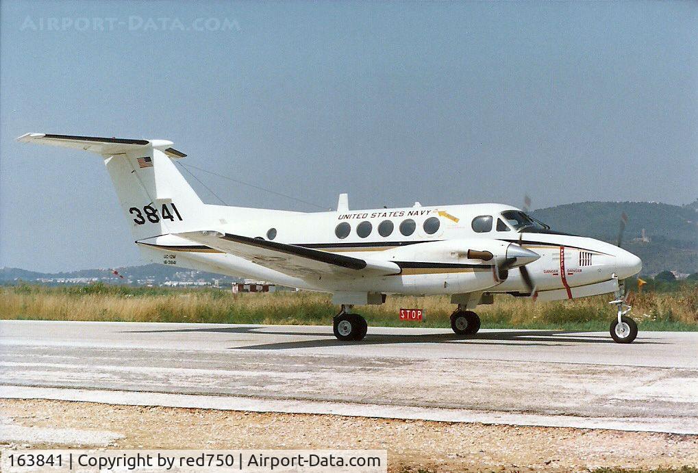 163841, 1987 Beech UC-12M Huron C/N BV-6, Photograph by Edwin van Opstal with permission. Scanned from a color print.
