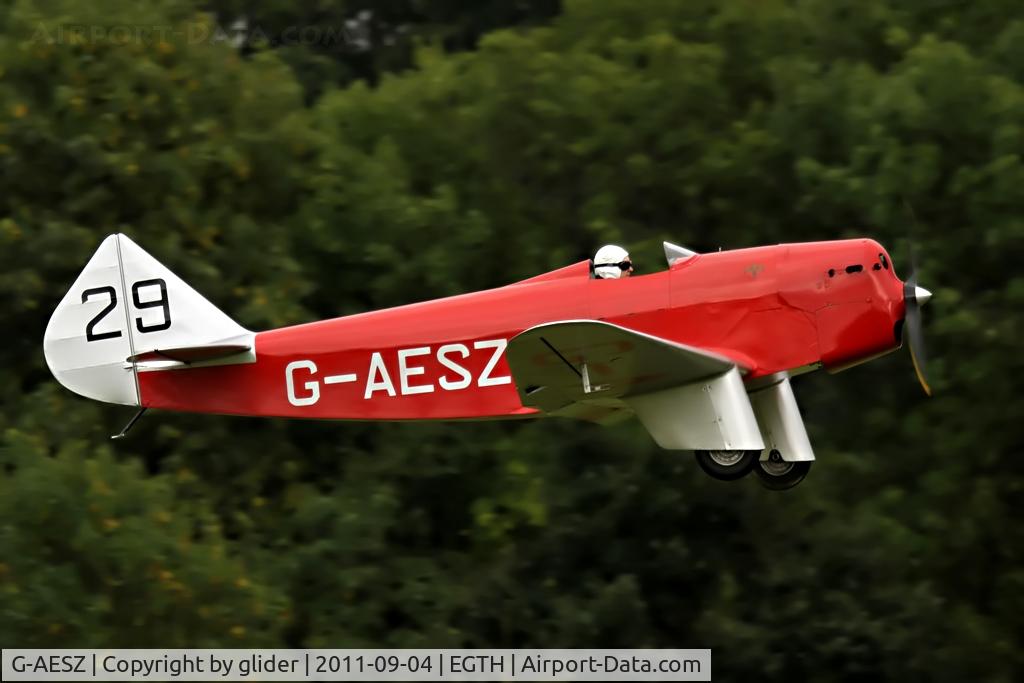 G-AESZ, 1937 Chilton DW1 C/N DW1/1, A fine display from this lady!! 