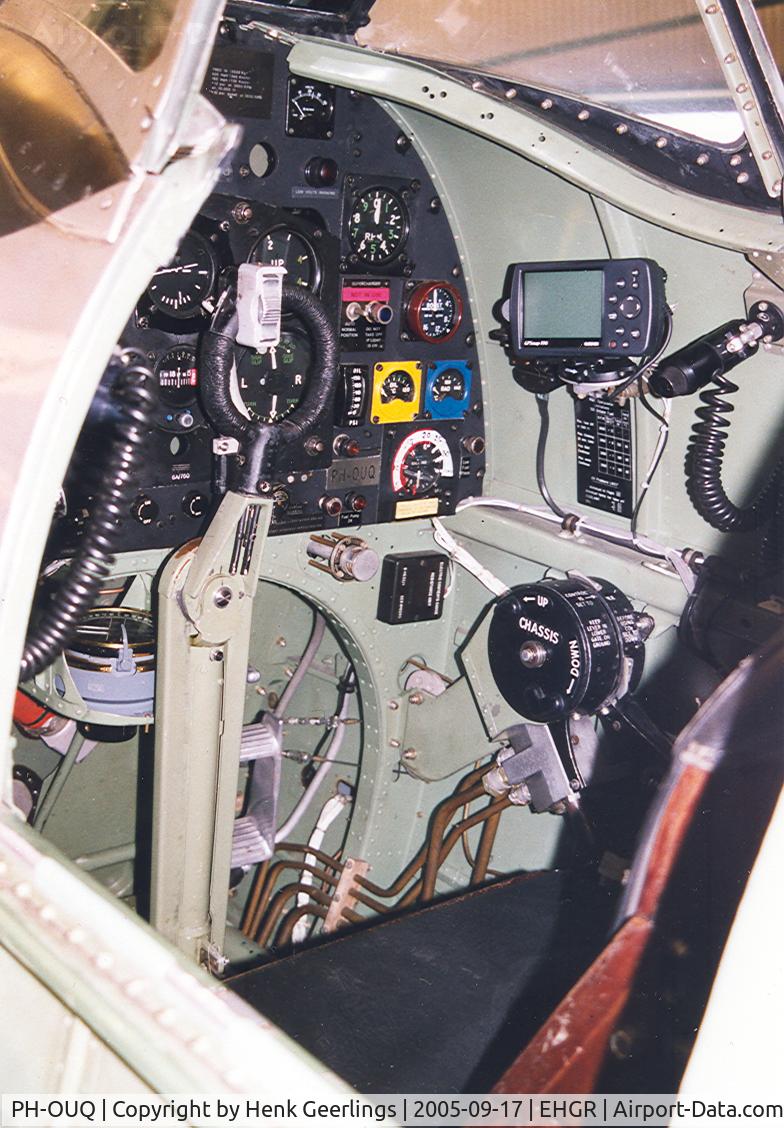 PH-OUQ, 1943 Supermarine 361 Spitfire LF.IXc C/N CBAF.IX.1732, SKHV , Cockpit Spitfire