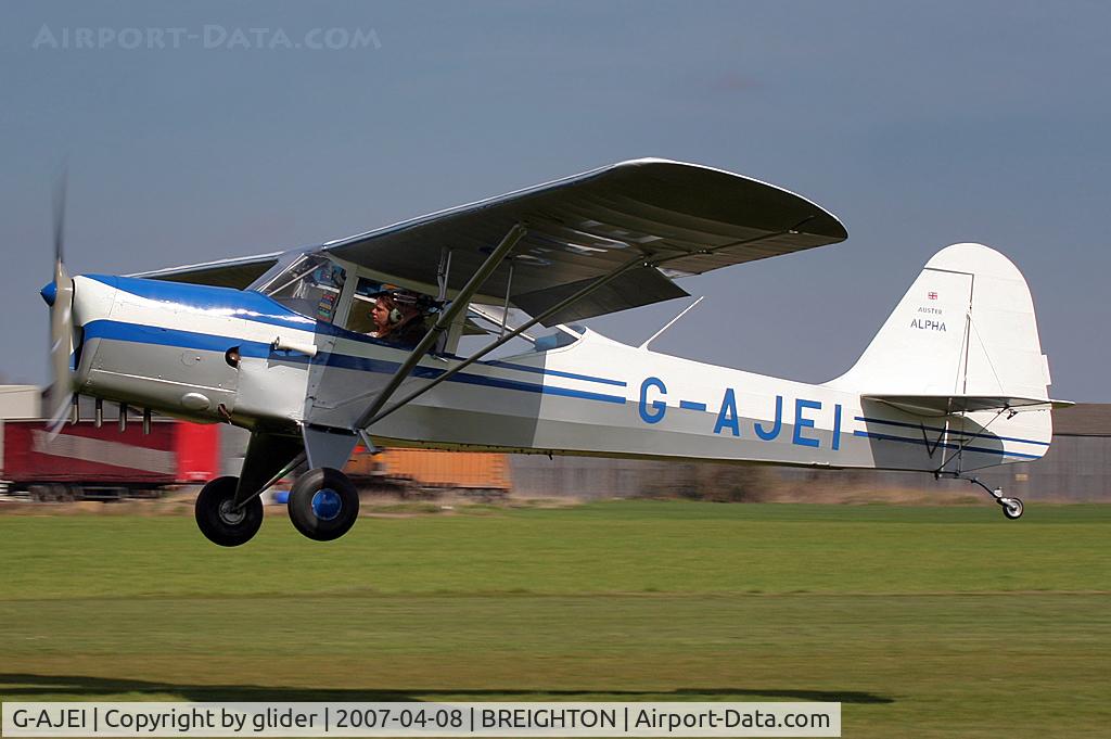 G-AJEI, 1946 Auster J-1N Alpha C/N 2313, Wonderful bounce in progress!!!