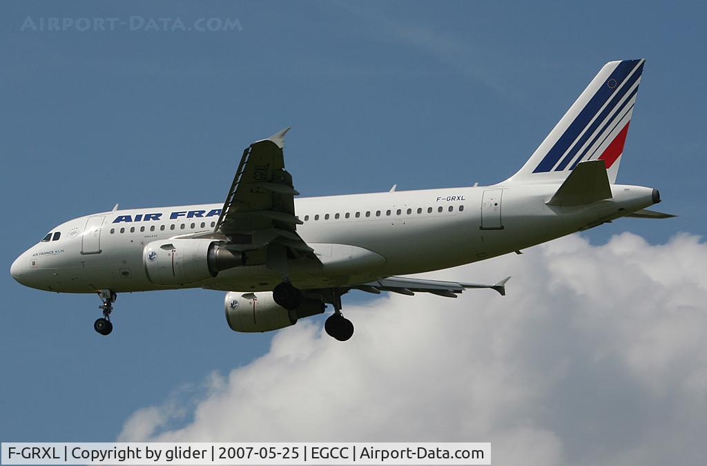 F-GRXL, 2006 Airbus A319-111 C/N 2938, Inbound from Paris!