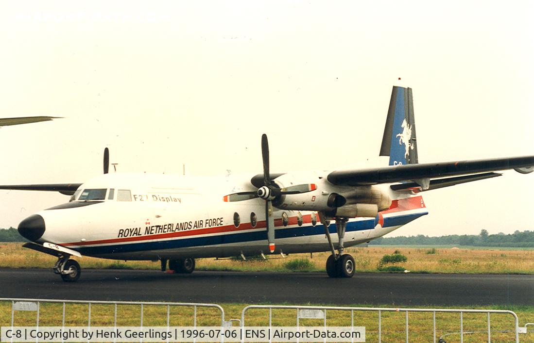 C-8, 1960 Fokker F-27-300M Troopship C/N 10158, Royal Dutch AF. Open House Twente AFB