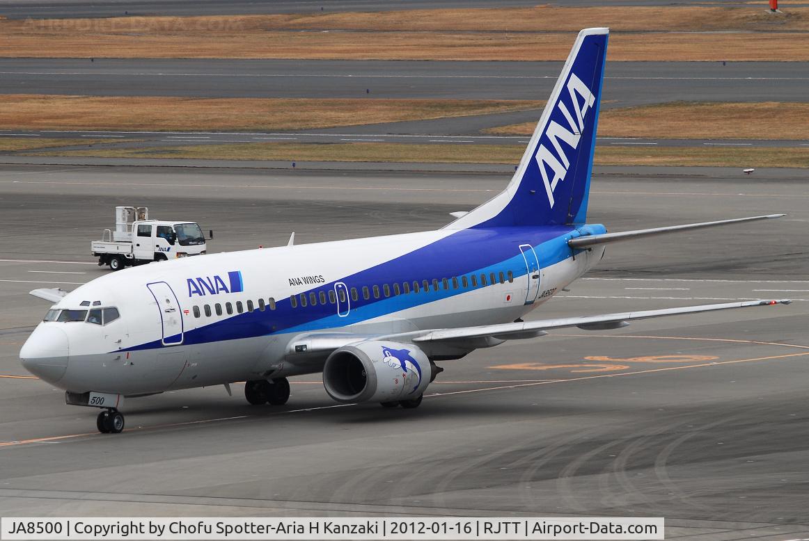 JA8500, 1995 Boeing 737-54K C/N 27431, NikonD200+TAMRON AF 200-500mm F/5-6.3 LD IF