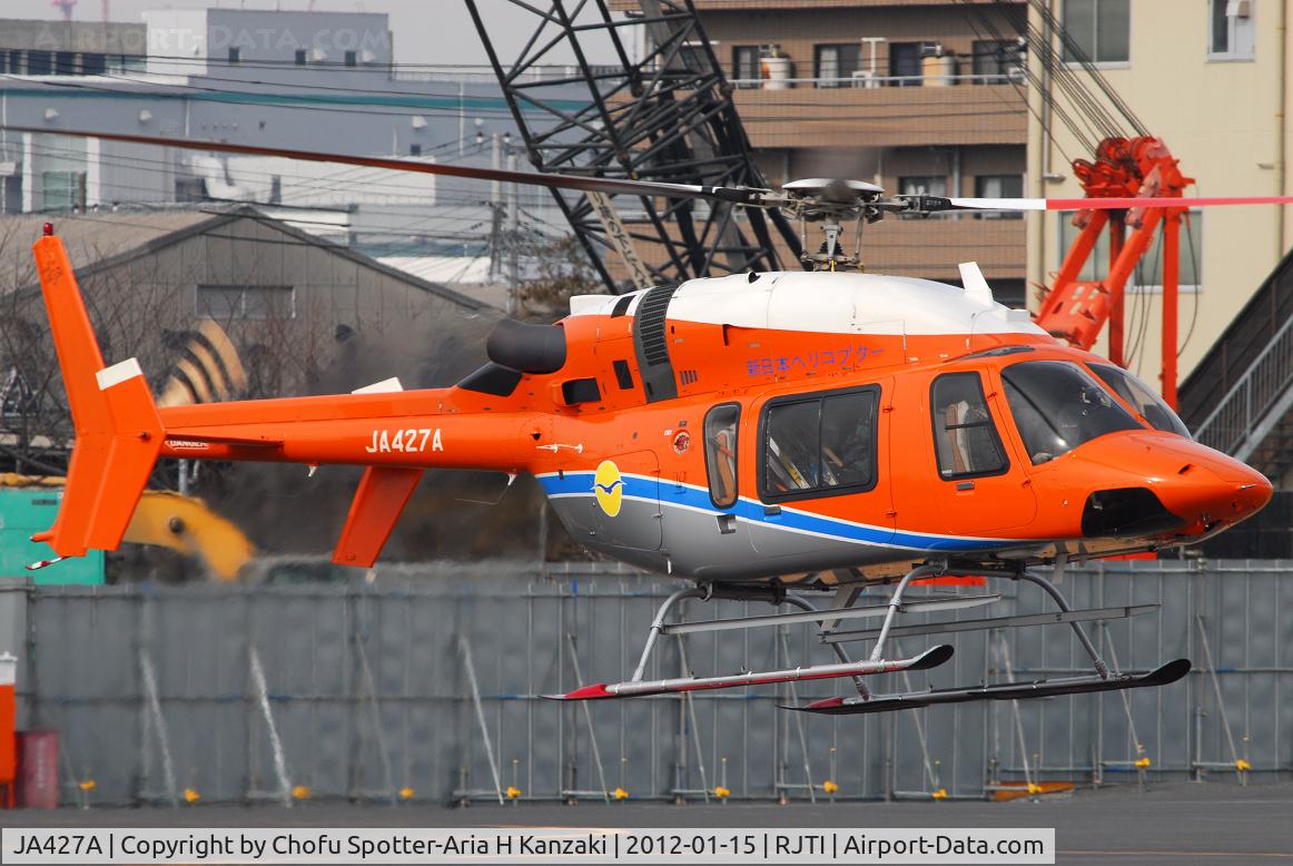 JA427A, 2000 Bell 427 C/N 56021, NikonD200+TAMRON AF 200-500mm F/5-6.3 LD IF