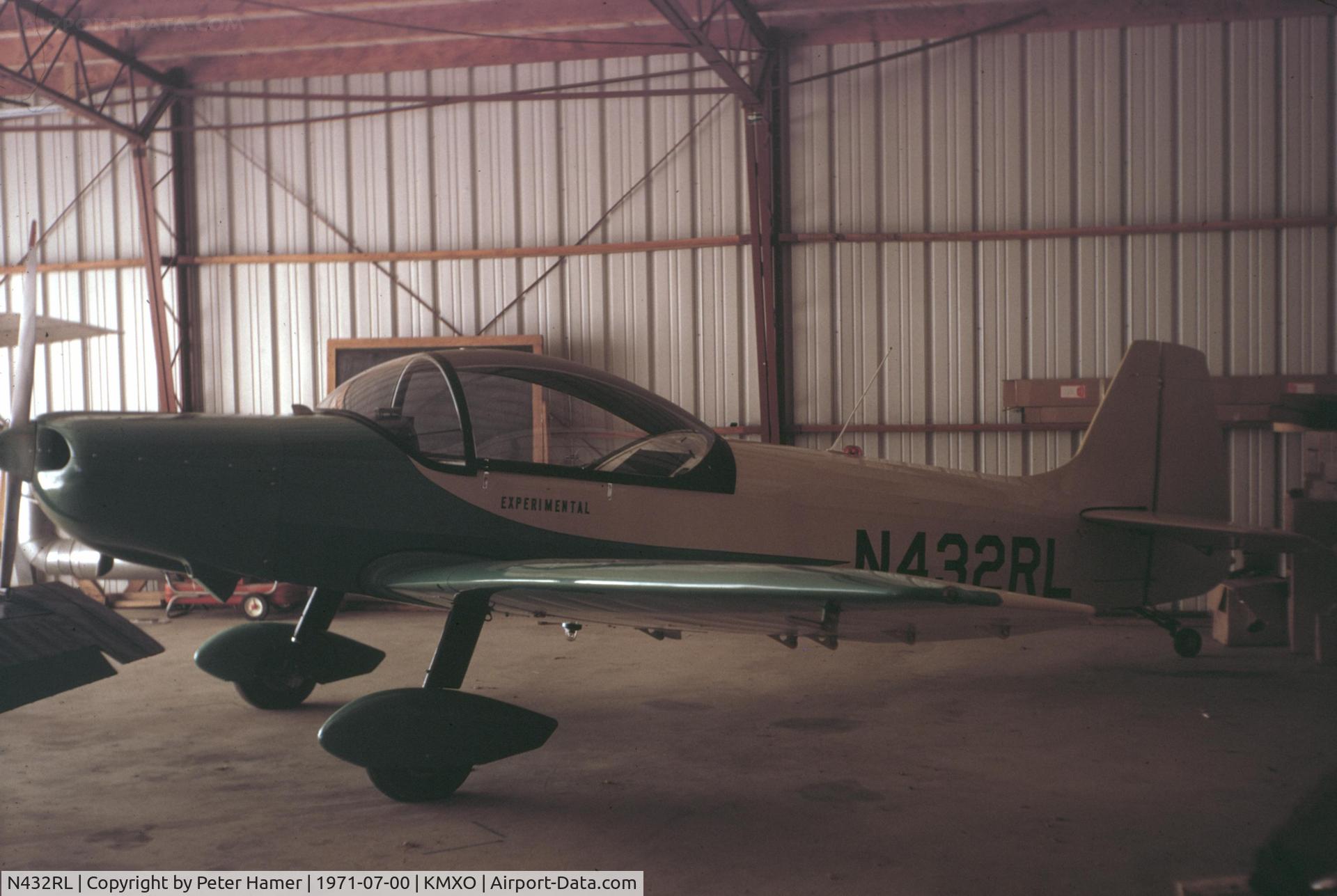 N432RL, Piel CP-305 Emeraude C/N 1274, Monticello IA 1971