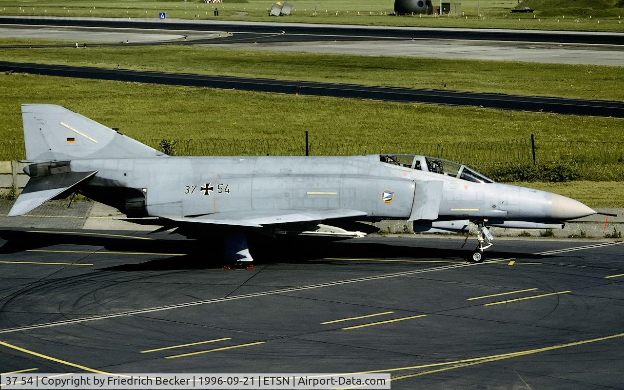 37 54, 1973 McDonnell Douglas F-4F Phantom II C/N 4481, parked at the flightline