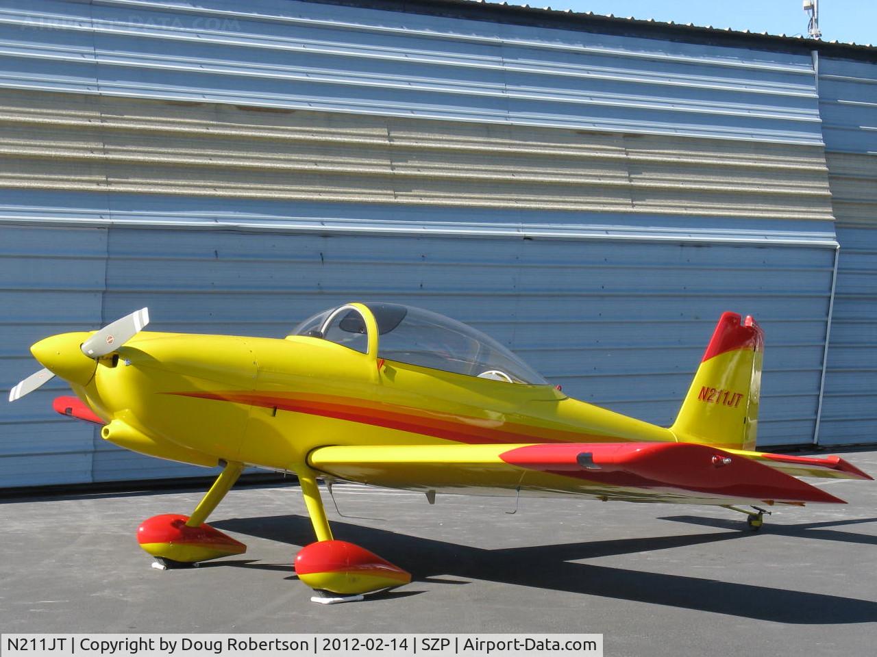 N211JT, 2006 Vans RV-8 C/N 81002, 2006 Taylor VAN's RV-8, Lycoming O-320-A2B 150 Hp