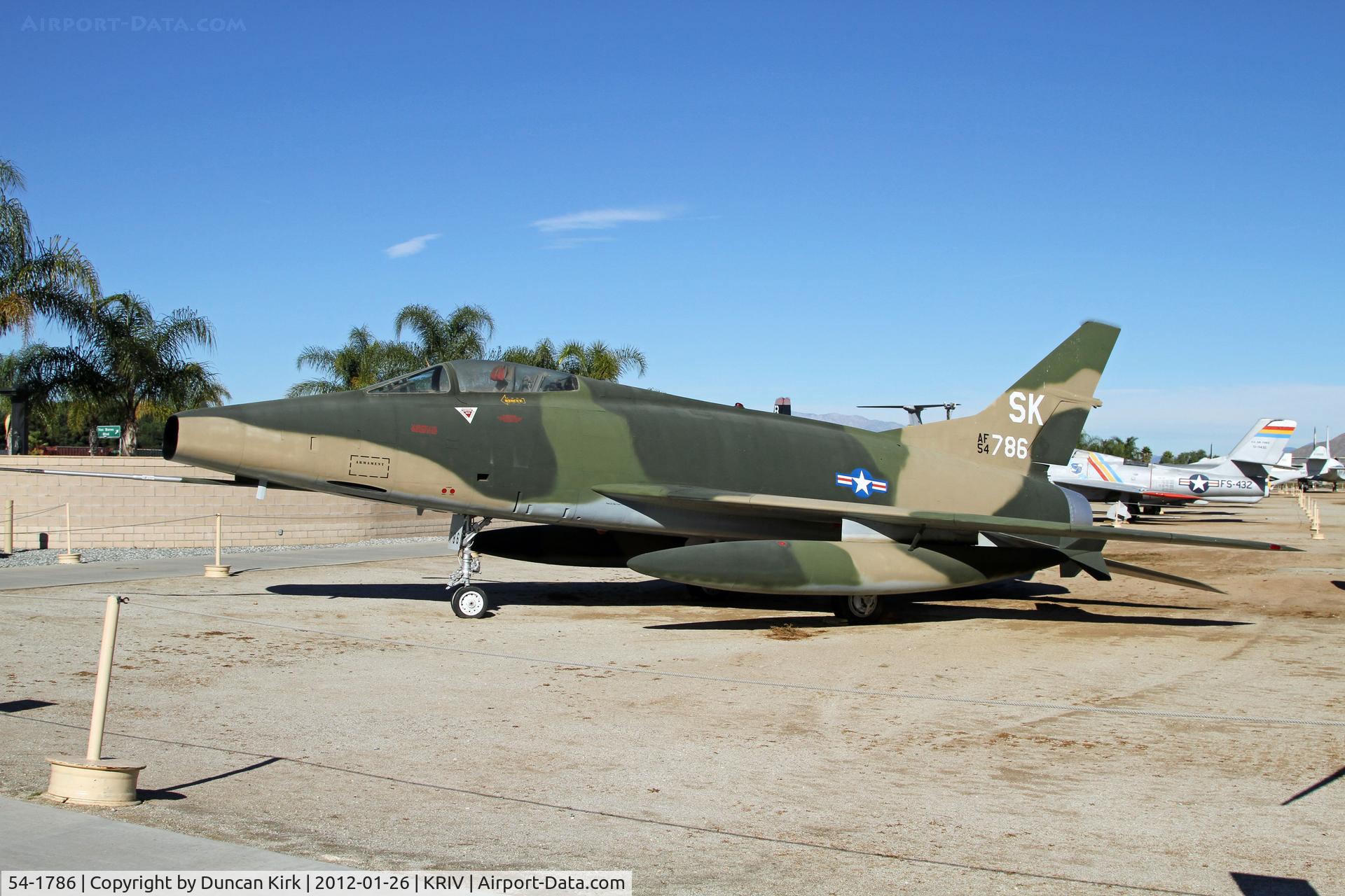 54-1786, 1955 North American F-100C Super Sabre C/N 217-47, Another fine exhibit!