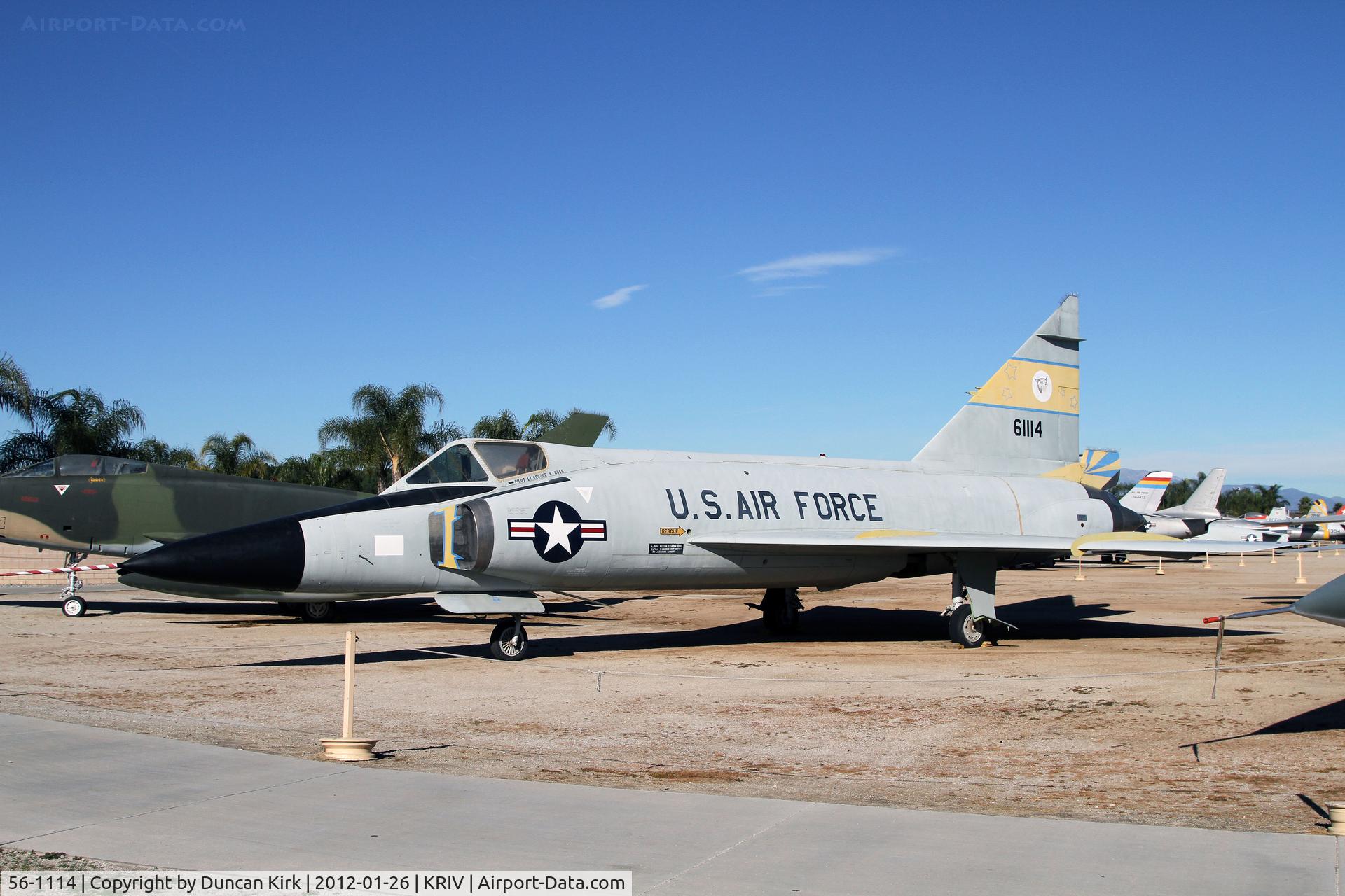56-1114, 1956 Convair F-102A Delta Dagger C/N 8-10-331, Can't beat the lines of a Delta Dagger!