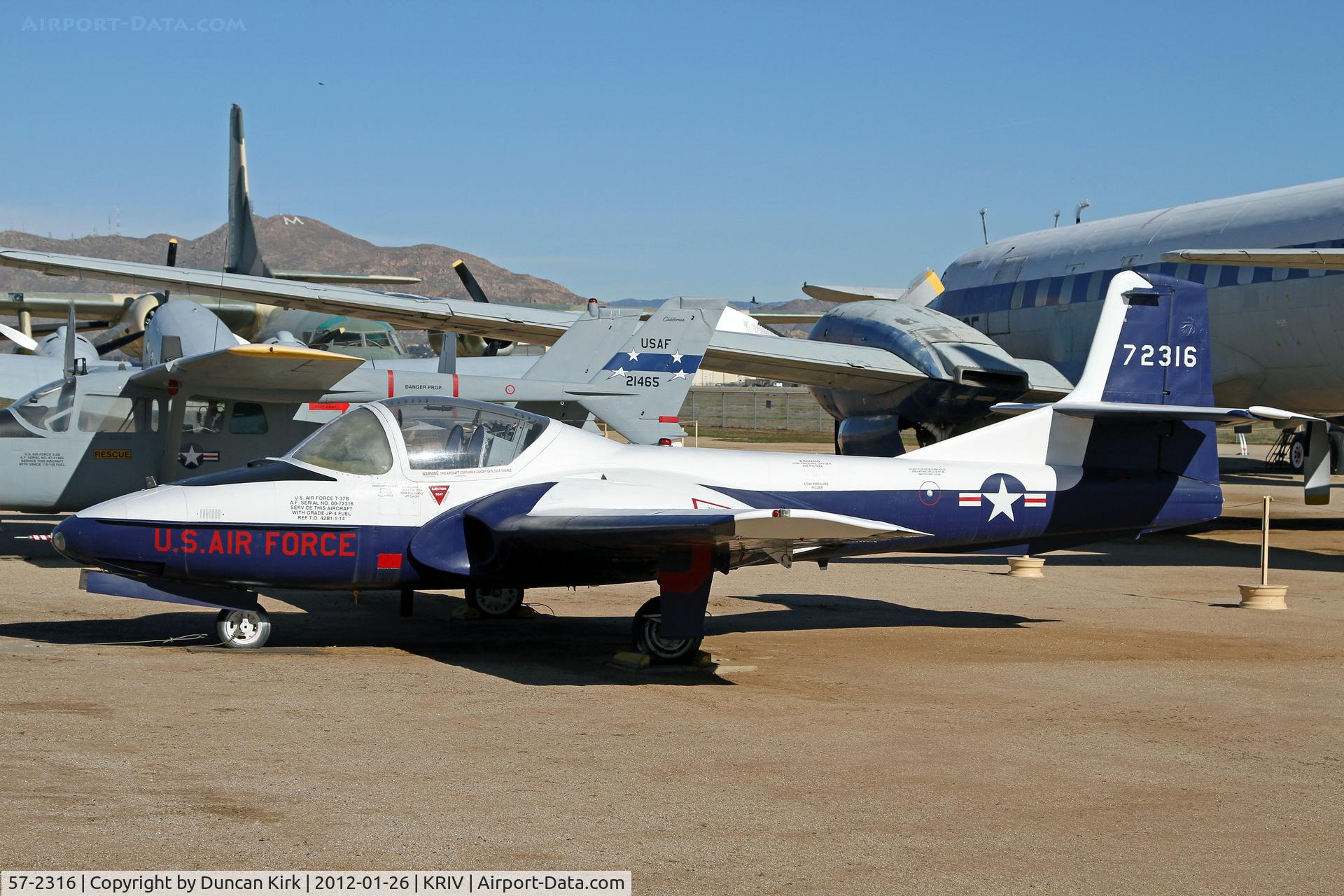 57-2316, 1957 Cessna T-37B Tweety Bird C/N 40249, Tweety Bird