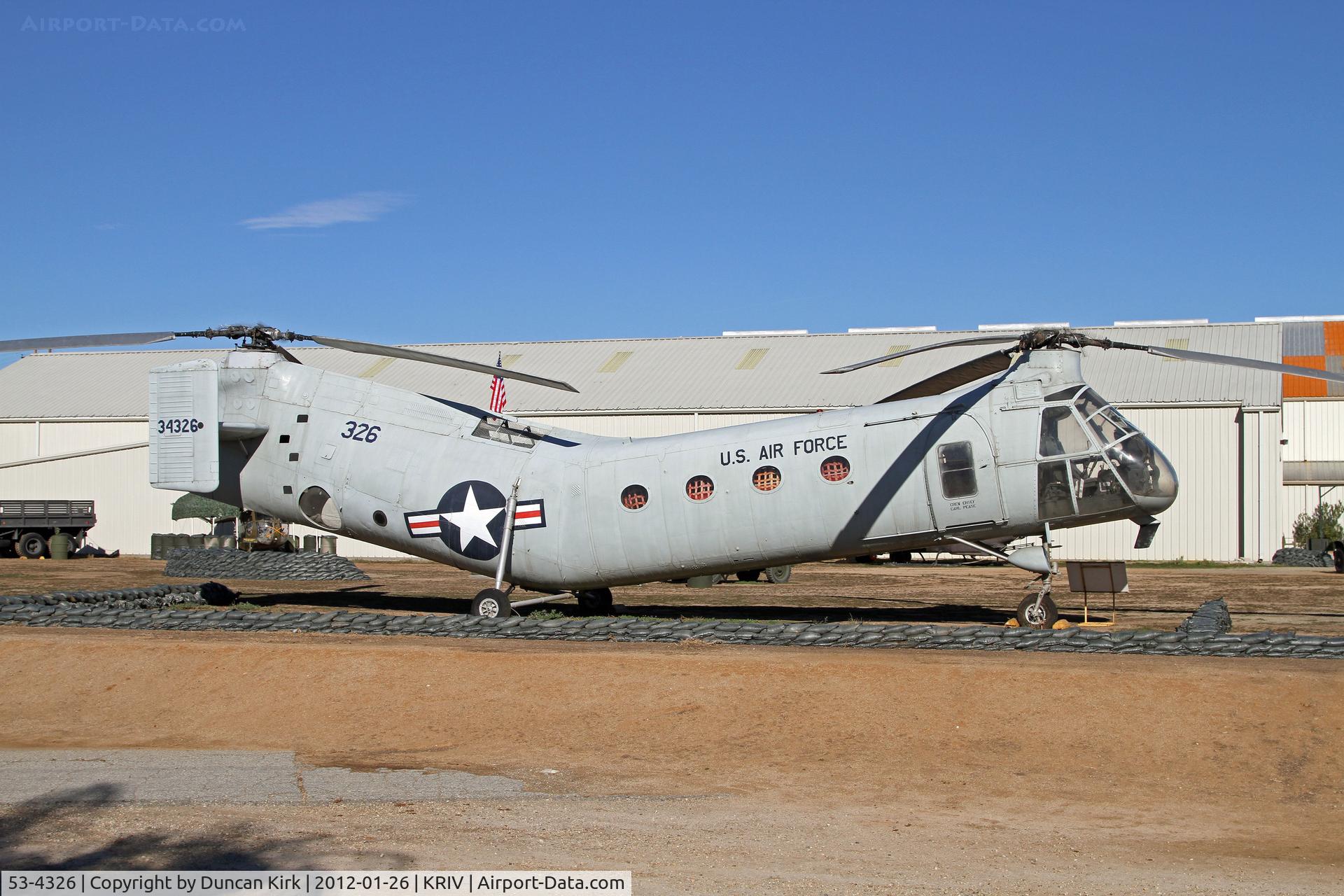 53-4326, 1953 Piasecki H-21B Workhorse C/N B.76, Nearly 60 year old chopper!