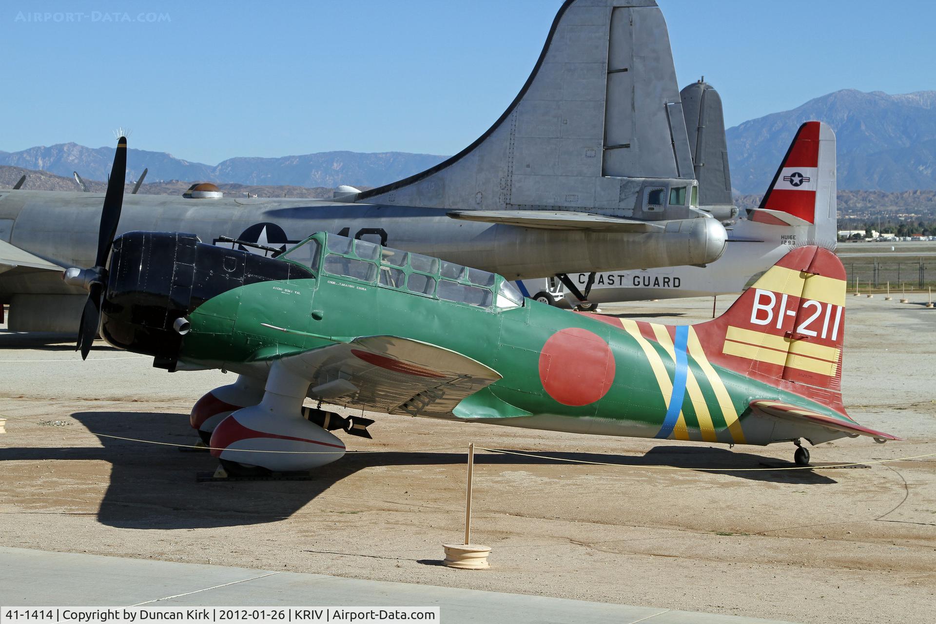 41-1414, 1941 Vultee BT-13 Valiant C/N 1524, Mocked up as a Japanese Val
