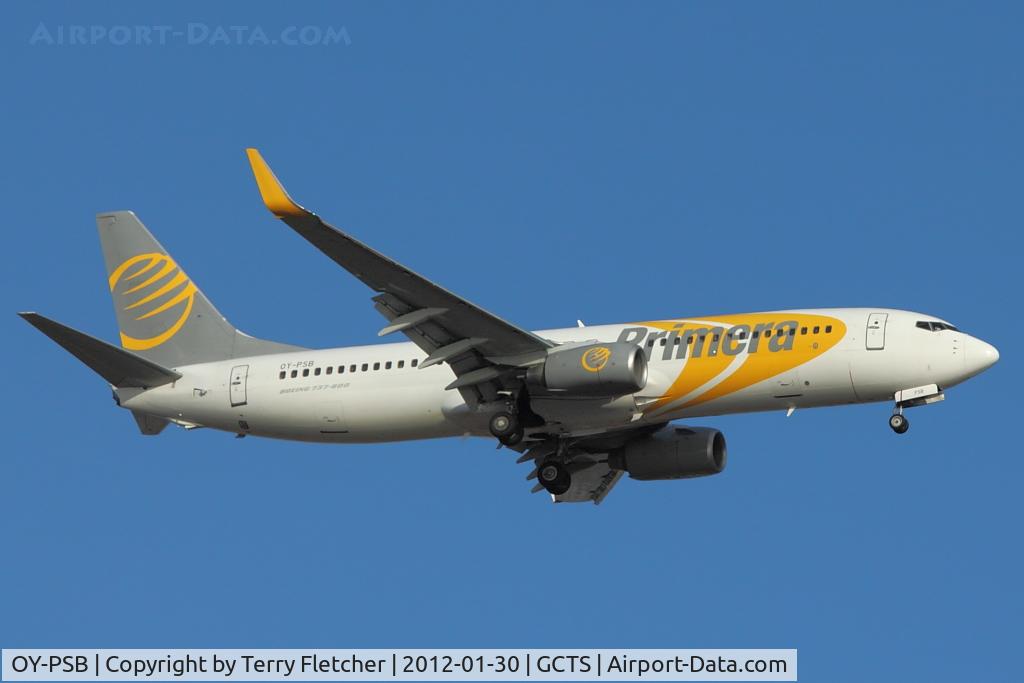 OY-PSB, 2007 Boeing 737-8Q8 C/N 30722, Primera 2007 Boeing 737-8Q8, c/n: 30722