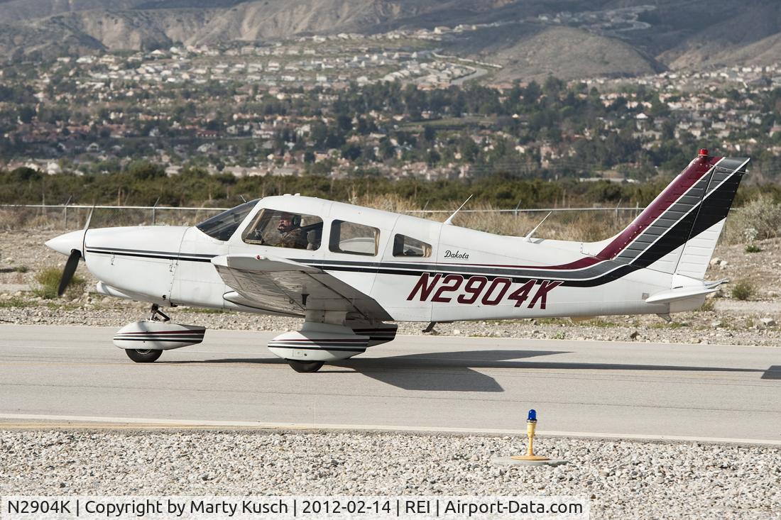 N2904K, Piper PA-28-236 Dakota C/N 28-7911235, Arriving on Runway 26.